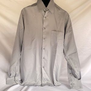 Men’s Grey Dress Shit Geoffrey Beene